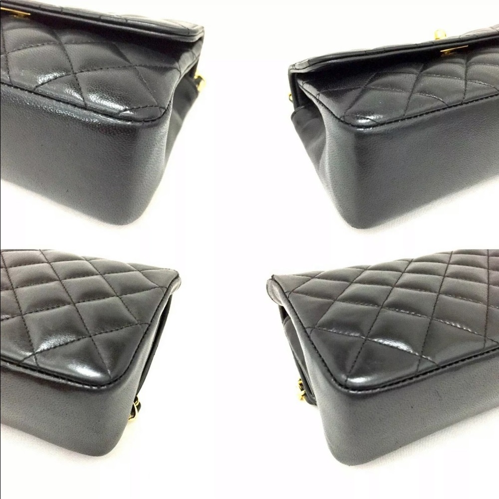 ❤️❤️❤️❤️🙏CHANEL Mini Classic Black/Gold Chain Flap Bag - Picture 3 of 11